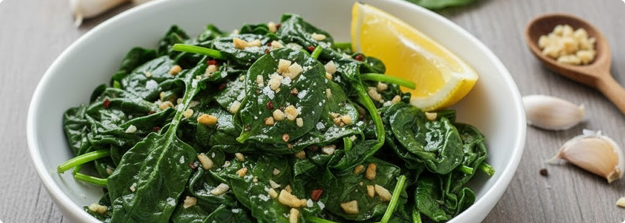 Garlic Sautéed Spinach